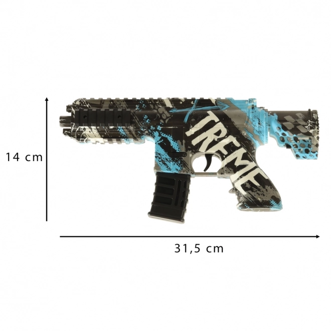 Pistolet na kulki żelowe wodny karabin niebieski