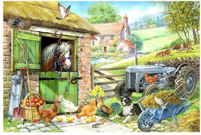 Rolnicze puzzle BIG 250 elementów