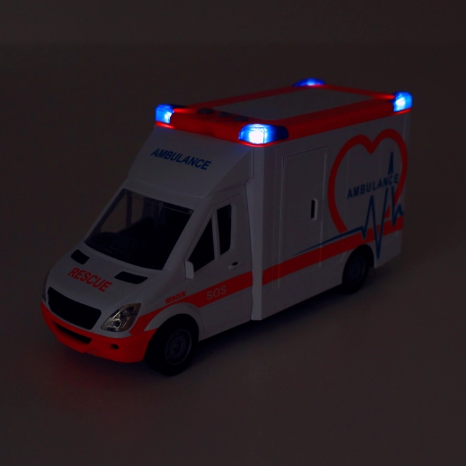 Auto karetka z dźwiękiem i światłem