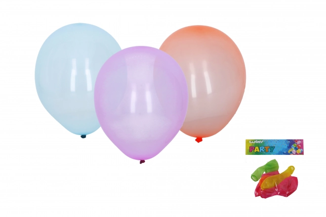 Balony dmuchane kryształowe 25 cm - 6 sztuk