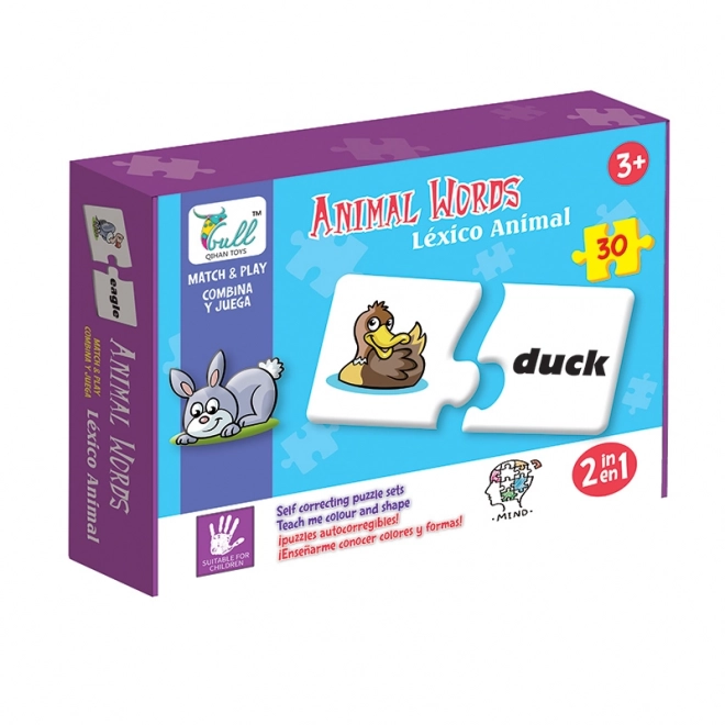 Edukacyjne puzzle zwierzęta
