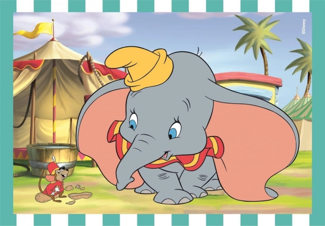 Puzzle 4w1 Super Color Disney Classic