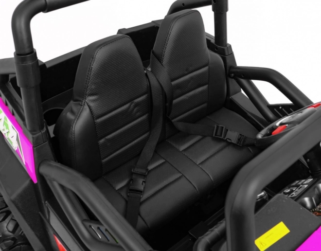 Dziecięce terenowe auto Grand Buggy 4x4 Różowe z pilotem