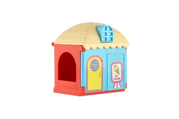 Plastowy domek z pupilem