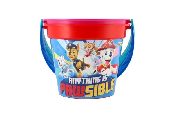 Okrągłe wiaderko 3,4 l plastikowe Psi Patrol/Paw Patrol 23,5x17,5cm 12m+ Wader