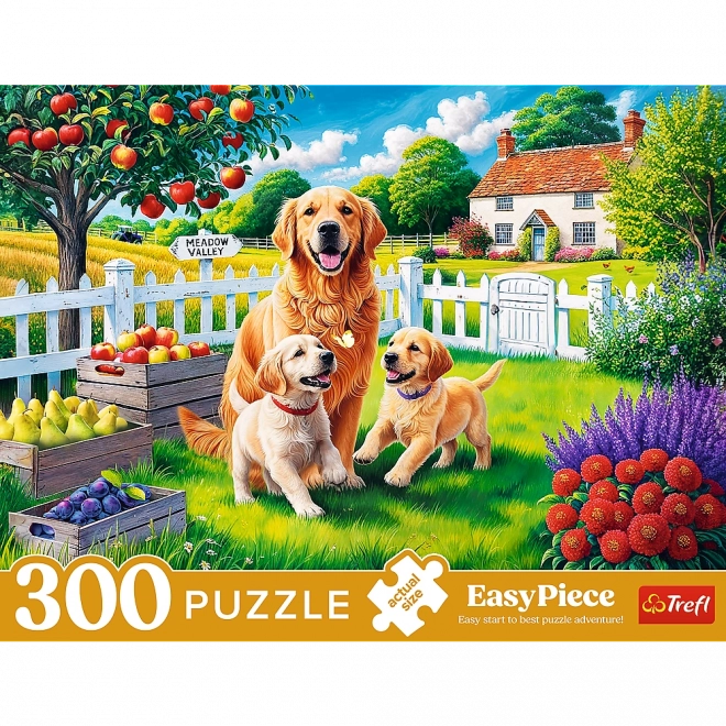 Puzzle - 300 elementów - Psy na wsi Trefl