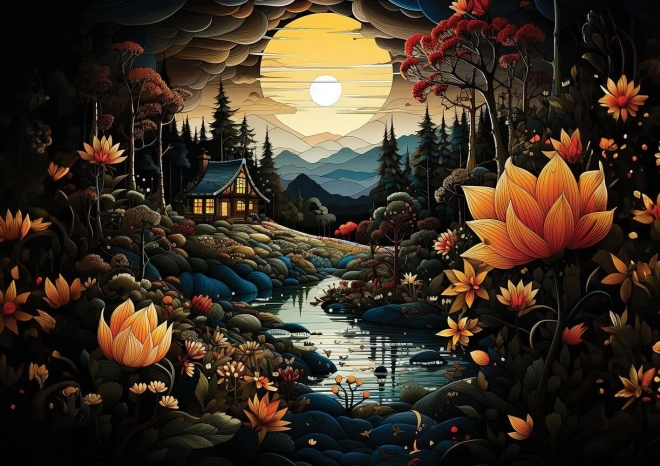 Puzzle Nocne piękności 1000 elementów