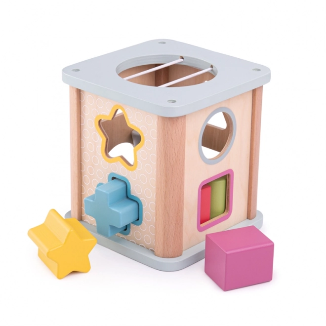 Bigjigs Toys Kostka motoryczna niebieska
