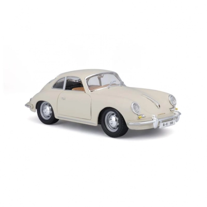 Bburago 1:24 Porsche 356B Coupe (1961) Kość słoniowa
