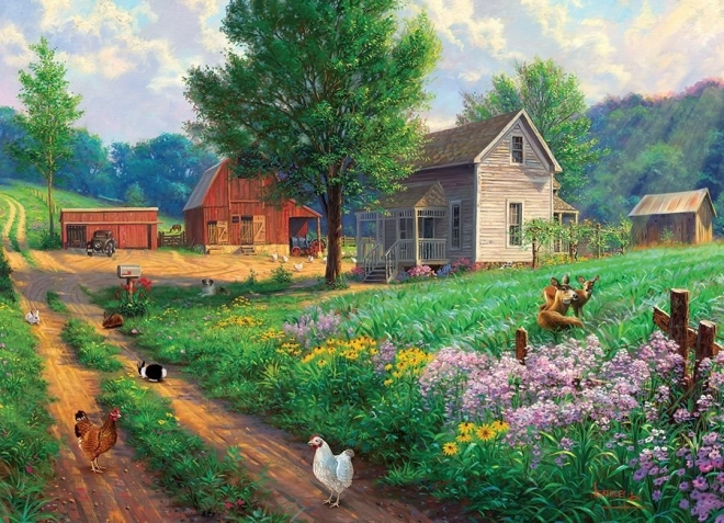 PUZZLE COBBLE HILL Farma 1000 sztuk
