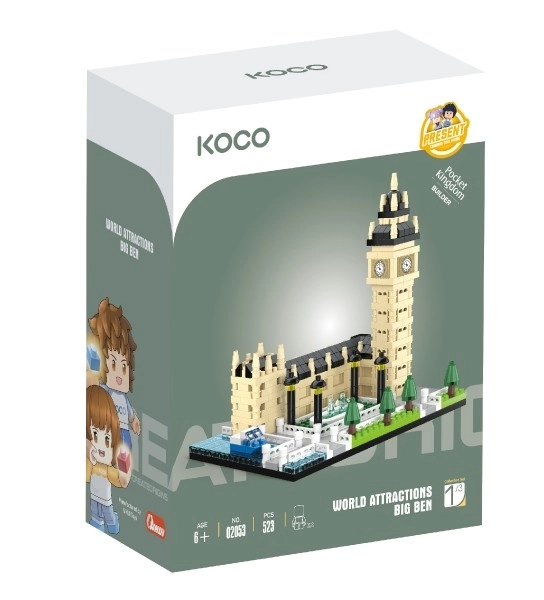 Klocki KOCO Big Ben 523 sztuk