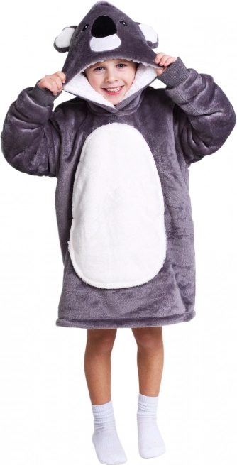 Grzejący telewizyjny koc-bluza dla dzieci Cozy Noxxiez Koala
