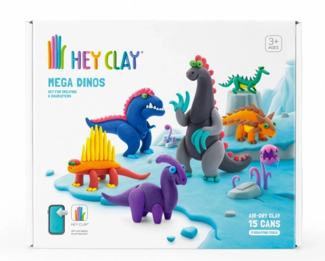 Zestaw Hey Clay Mega Dinozaury
