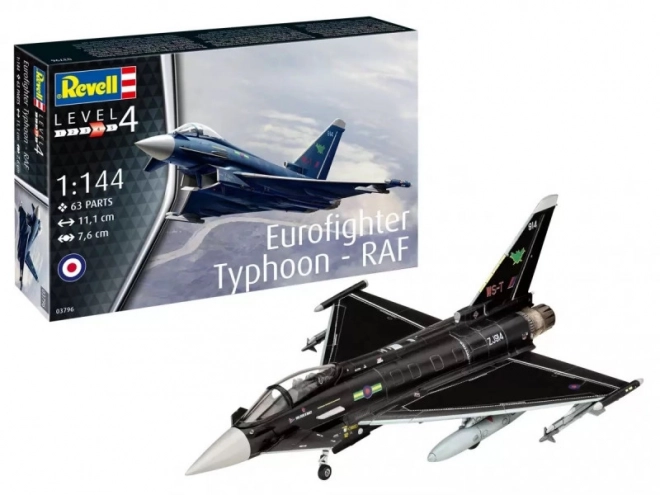 Plastikowy model samolotu Eurofighter Typhoon RAF 1/144