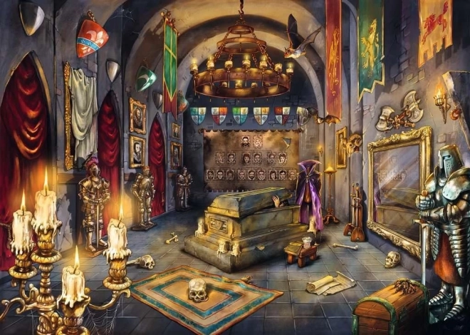Puzzle 1000 elementów – wampirzy zamek RAVENSBURGER
