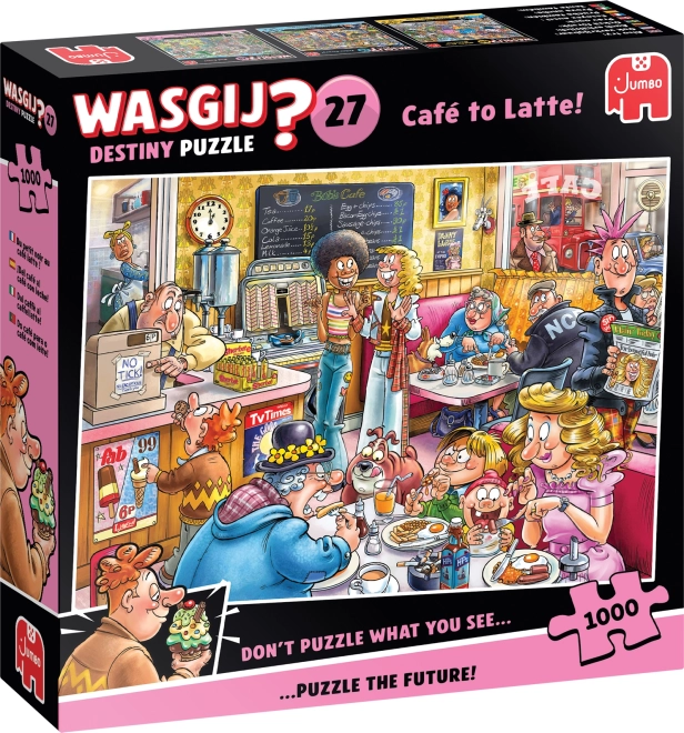 Puzzle Wasgij Destiny 27: Kawiarnia Latte 1000 elementów