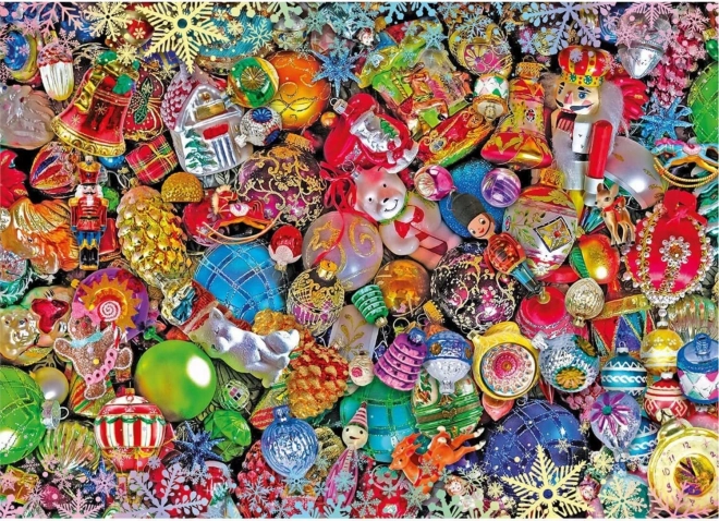 CLEMENTONI Puzzle Impossible: błyszczące Święta, 1000 elementów