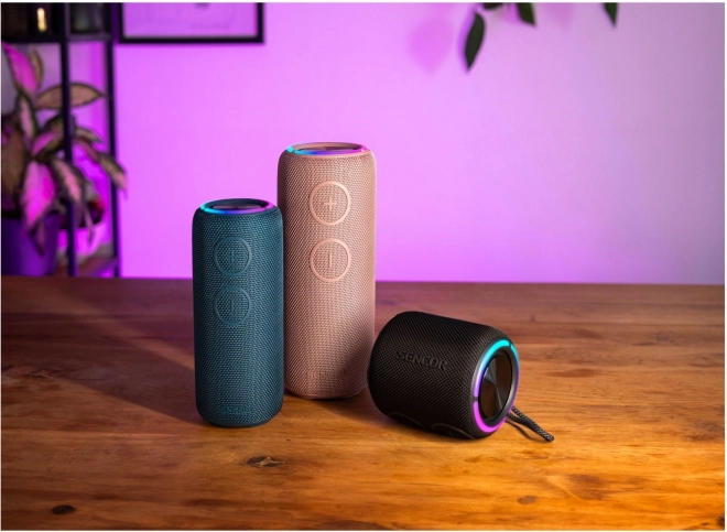 Bezprzewodowy głośnik Bluetooth Sencor Sirius 2 z oświetleniem LED i funkcją TWS