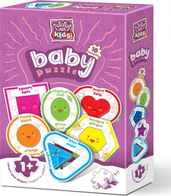 ART PUZZLE Baby Puzzle Kolory i kształty (2 elementy)