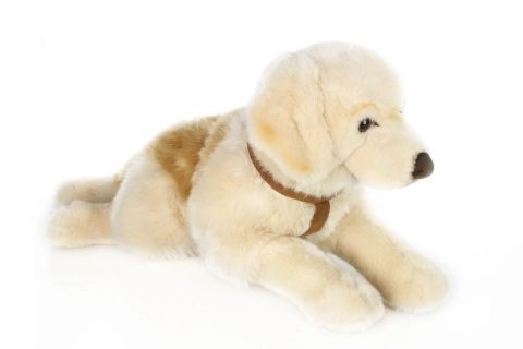 Pluszowy retriever do przytulania