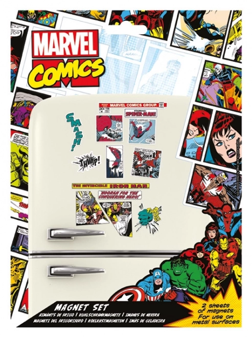 Zestaw magnesów Marvel