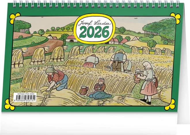 Kalendarz biurkowy Josef Lada 2026