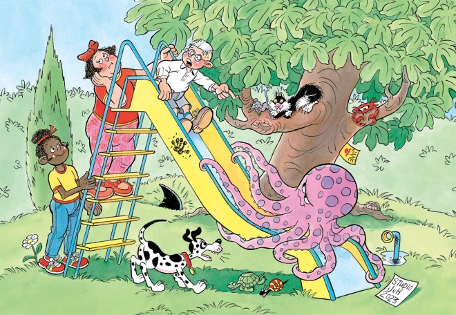 JUMBO Puzzle JvH Junior 16: Śliska zjeżdżalnia 150 elementów