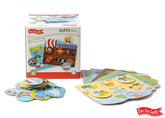 Far Far Land Lotto kartoniki dla chłopców