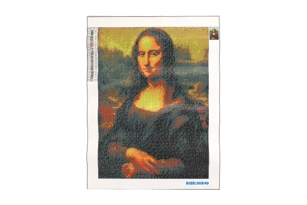 Zestaw do malowania diamentowego - Mona Lisa