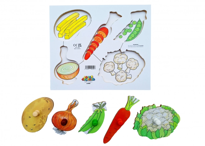 Just Jigsaws drewniane puzzle Obieramy i kroimy – 6 części