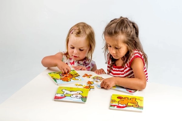 Mini puzzle Moje pierwsze zwierzątka - 9 elementów