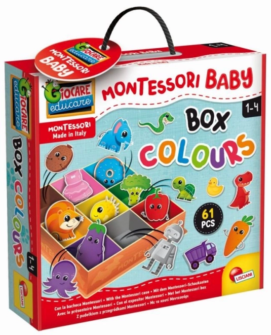 MONTESSORI KRABKA DLA DZIECI - Kolory