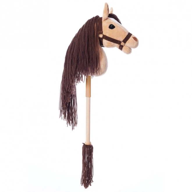 HOPPIHORSE koń na patyku hobby horse rozmiar A3 beżowy