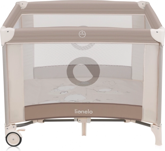 Dziecięcy kojec Lionelo Bonnie Beige Sand