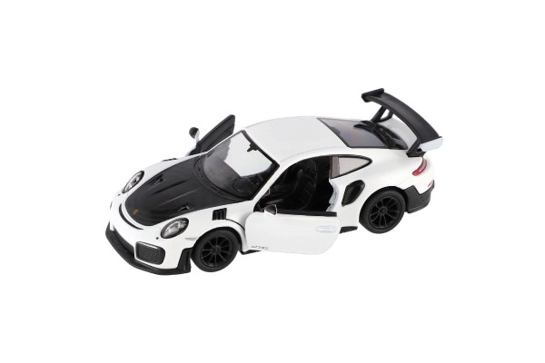 Auto Kinsmart Porsche 911 GT2 RS metal/plastik 13cm 4 kolory na napęd wsteczny 12 sztuk w pudełku