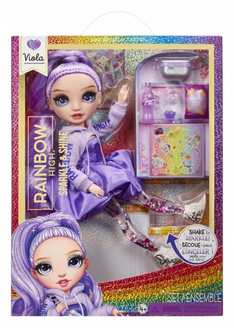 Rainbow High Sparkle & Shine Fashion lalka - Viola (Fioletowa)