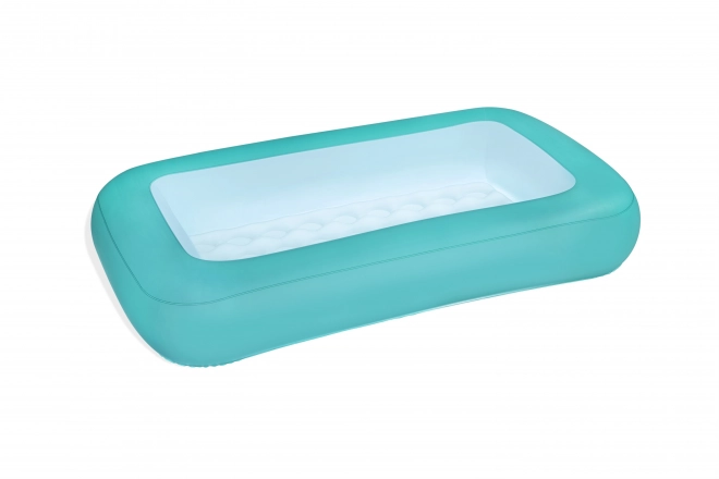 BESTWAY Prostokątny Dziecięcy Basen Nadmuchiwany 2+ 165x104x25cm + nadmuchiwana podłoga