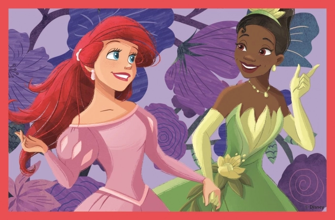 CLEMENTONI Obrazkowe klocki Disney Księżniczki, 6 klocków