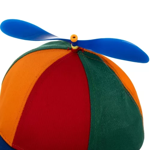 Czapka z daszkiem z wiatraczkiem Unisex, wielokolorowa Malatec