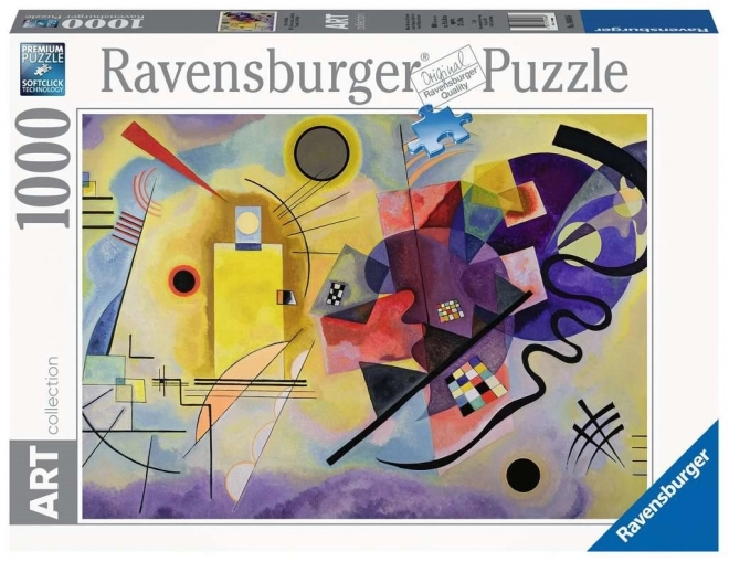 Puzzle Art Collection Żółta, Czerwona, Niebieska 1000 elementów od Ravensburger