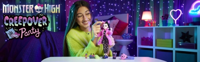 Lalka Monster High Creepover Party - Draculaura