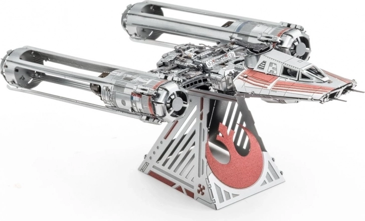 Metalowy model 3D METAL EARTH STAR WARS – Myśliwiec Y‑wing Zorii