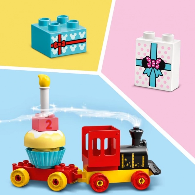 LEGO 10941 DUPLO Urodzinowy pociąg Mickey’ego i Minnie