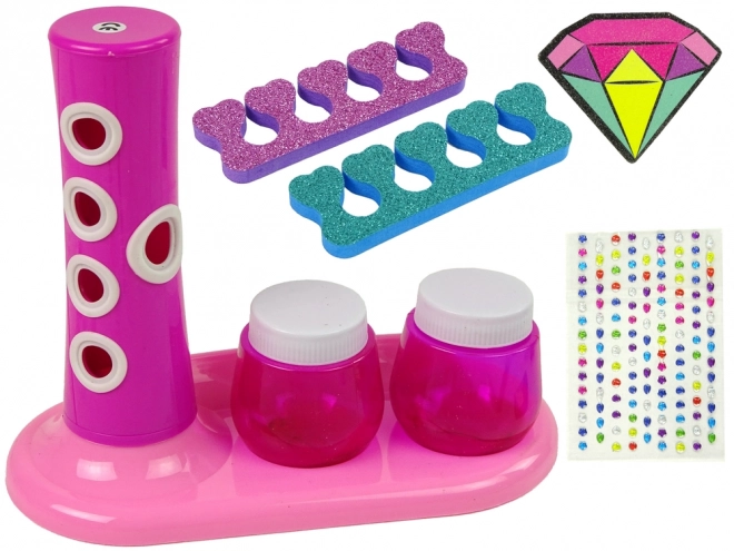 Zestaw do malowania paznokci Nail Glitter Dispenser Lakier do paznokci Naklejki