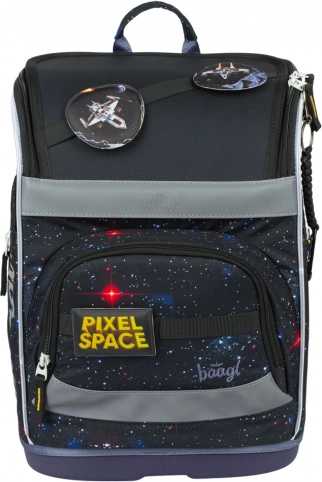 Plecak szkolny Baagl Zippy Plus Pixel Space