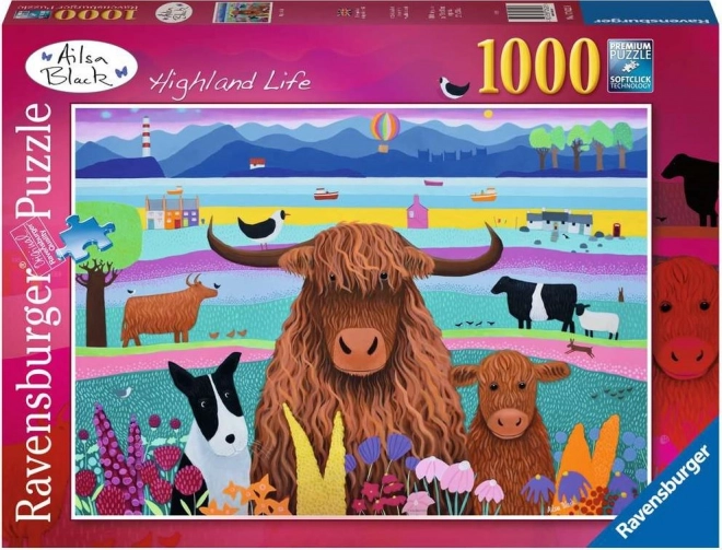 Ravensburger puzzle Życie na Wysočinie 1000 elementów