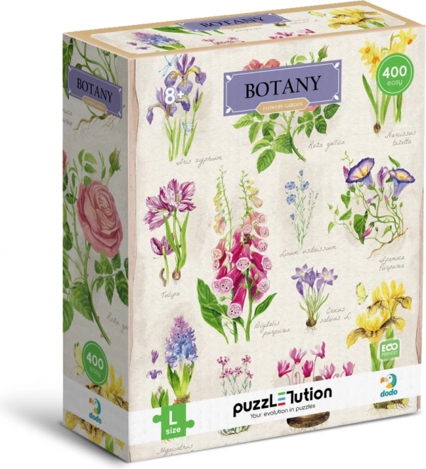 Puzzle Botanika Ogrodowe kwiaty 400 elementów