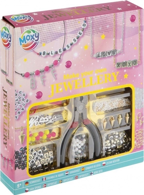 MOXY zestaw do tworzenia biżuterii z literami