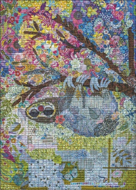 Puzzle Heye Quilt Art: Haftowany Leniwiec 1000 elementów