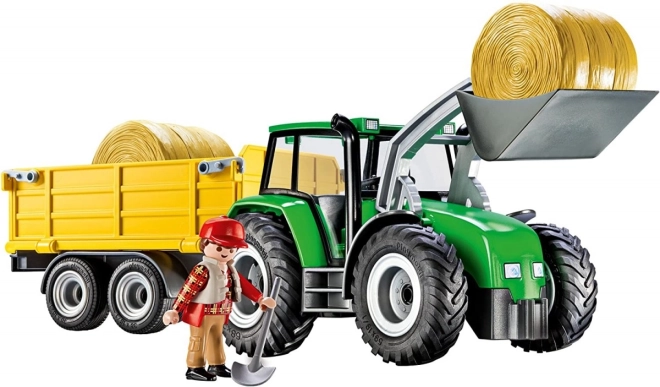 Zestaw figurek kraj 9317 Traktor z przyczepą